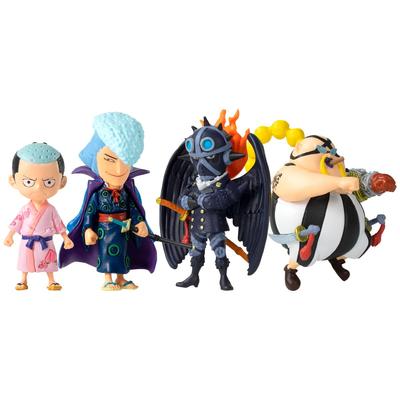 Da animação de TV ONE PIECE One Piece Fruit 11th Naval Battle Todos os 4 tipos Conjunto Completo Comp Gacha Gacha Cápsula Brinquedo ×