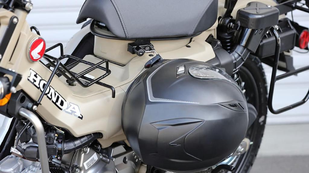 Kijima Motorcycle Helmet Lock Holder Hunter Cub CT125 Steel Black Finish HONDA 303-1604