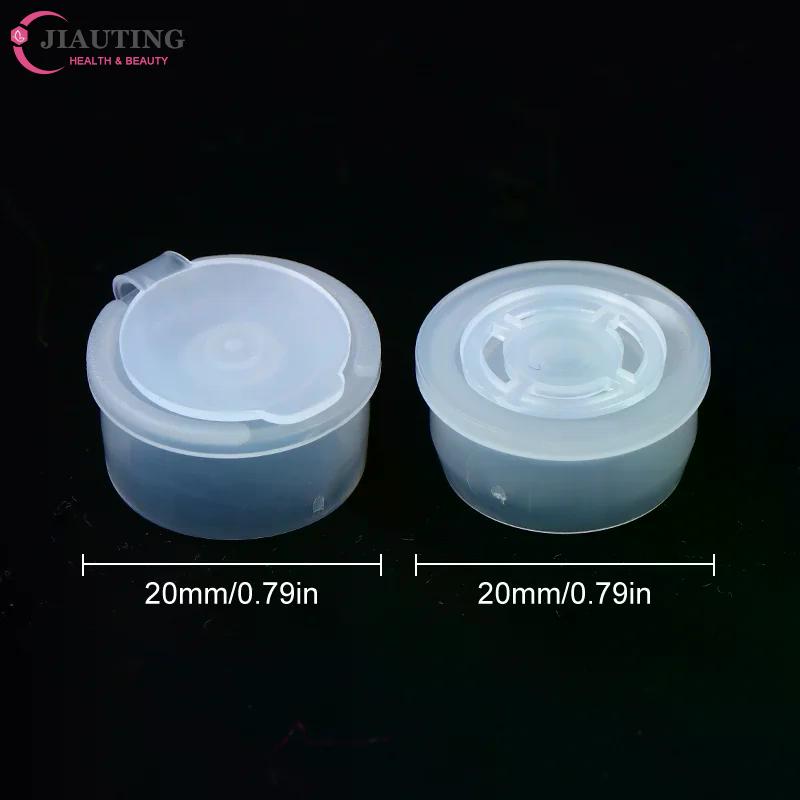 20 Pcs 24-tooth Diameter Plastic Bottle Cap Replacement Flap Cover For Lotion/Toner Bottle Cosmetic Bottle Cap Accessories