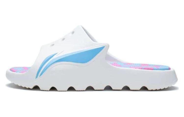 Мужские шлепанцы Li Ning Quiet Slide Бело-синие ABTS003-2 43.5