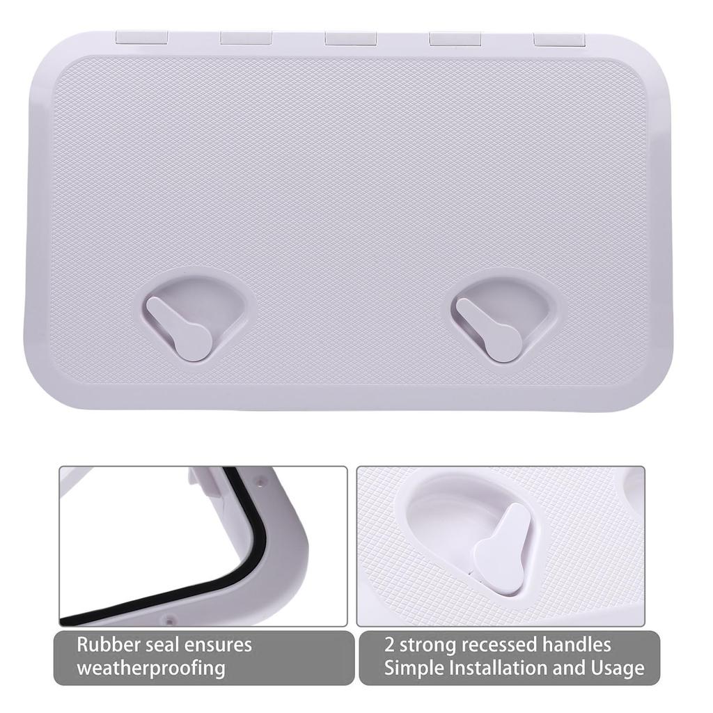 Boat Hatch 24inx14in Rectangle Boat Deck Hatch 180° Opening Lid Marine Boat Access Hatch Lid for Yachts RV