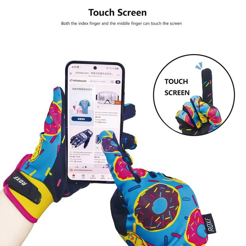 Cycling Gloves Mountain Bike Downhill Road Outdoor Sports Anti-Slip Breathable Long Finger Unisex Adult