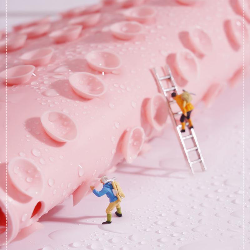 Złuszczający prysznic skrobak do masażu łazienka antypoślizgowa mata do kąpieli szczotka do masażu pleców silikonowe mycie stóp czyszczenie ciała narzędzie do kąpieli