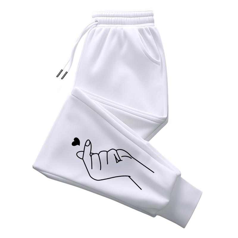 K-pop Fashion Sweatpants for Woman Daily Casual Sporty Jogger Pants Girls Outdoor Fitness Running Versatile Trousers