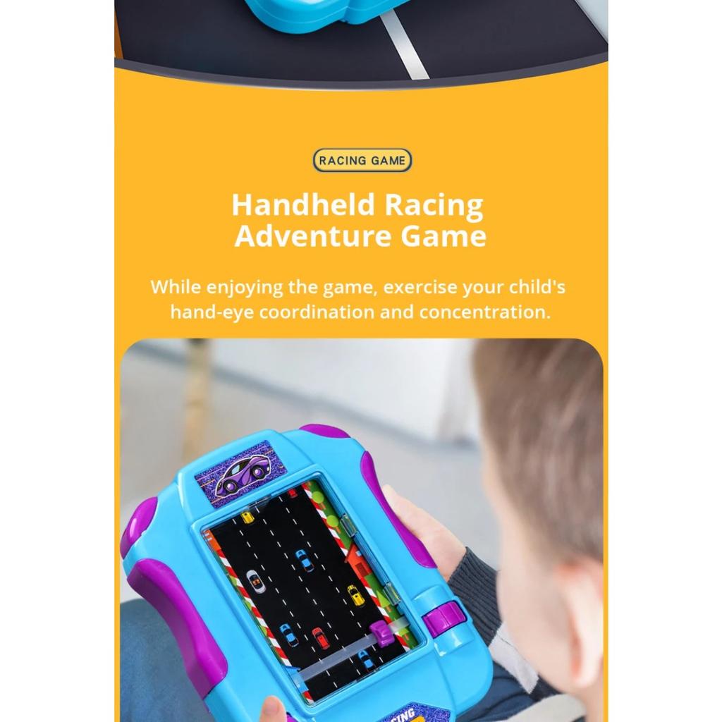 Non-electric Model Race Car Game Kids Racing Through Adventure Palm Game Toys Simulate Driving Car Toy