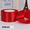 Satin Ribbon For Gift Wrapping And Floral Decoration 5cm Wide Silk Tape For Crafts And Events