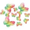 10-40pcs/lot Butterfly Acrylic Beads Gradient Color Loose Beads For Jewelry Making DIY Phone Case Handmade Gifts Accessories