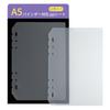 A5 Refillable PP Sheets for Removable Release for Sticker Stationery Stickers, Paper, 6-Hole, 12-Sheet Set, Binders, Books, Storage, Planners, Etc.,