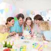 30Pcs Ball Cake Decorations Birthday Party Wedding Decoration Cake Topper with  Blue White Dark Blue Balloons for Festivals