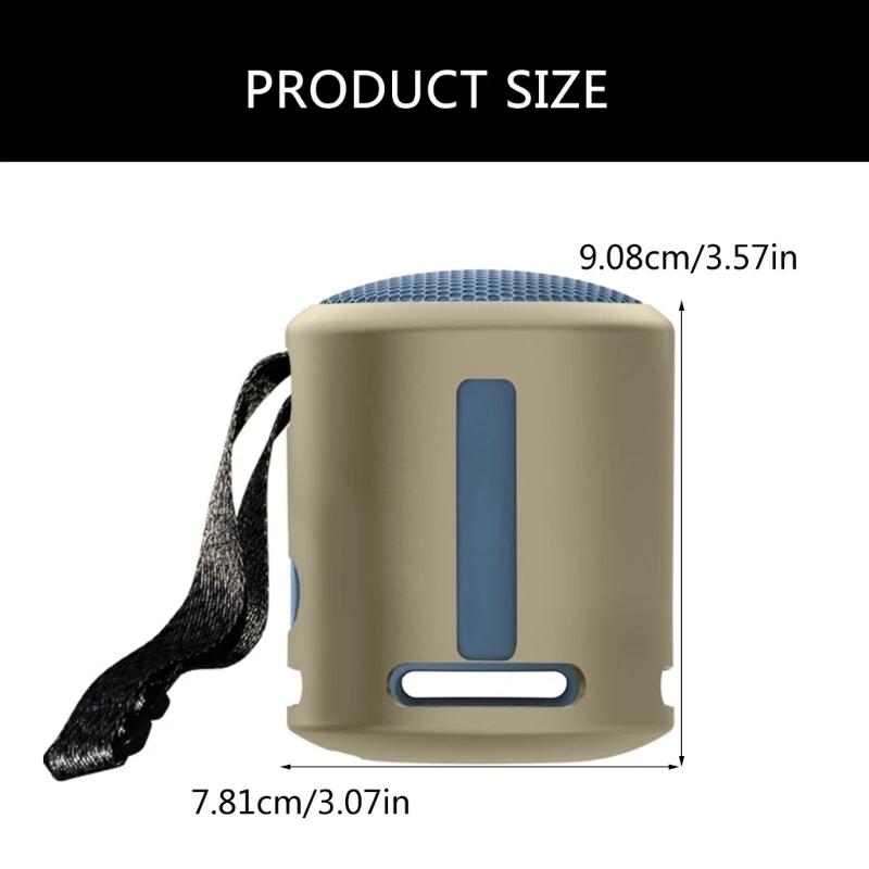 Adatto per Altoparlante Sony SRS-XB100 XB13 Custodia Protettiva in Silicone Anti-collisione E Anti-tocco Protezione Completa a 360°