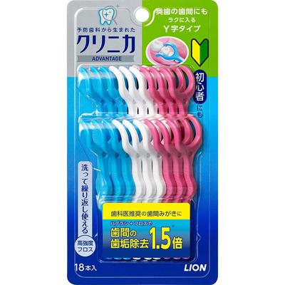 Clinica Lion Clinica Double Dental Floss  Y Shape tYpe  Pack Of 18