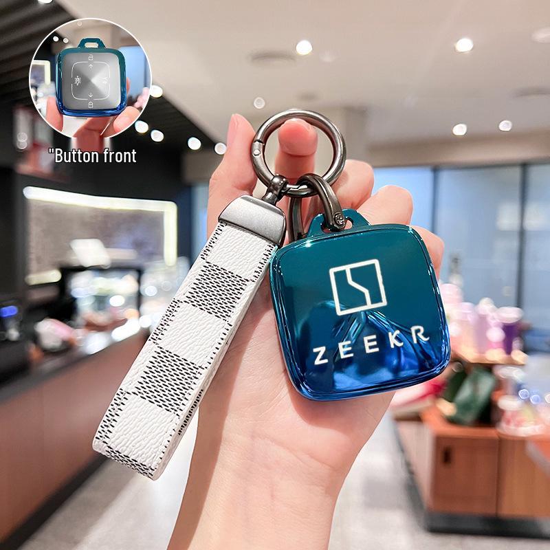Zeekr 7x Schlüsselanhänger-Abdeckung für Modelle 001/007gt/9x/009/Mix - Premium Autozubehör Schale Schnalle