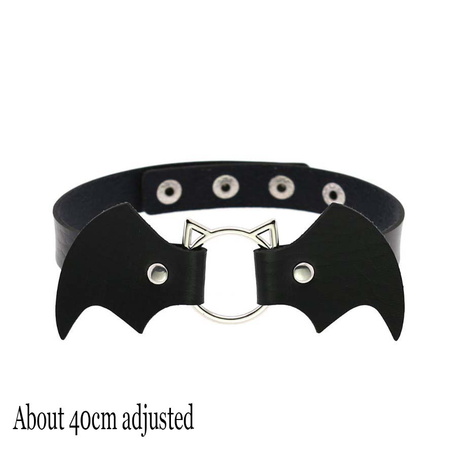 Femeie Negru Punk Guler Choker Colier Sexy Piele PU Lacăt Inimă Cheie Spike Choker Gothic Accesorii Cosplay Bijuterii Petrecere