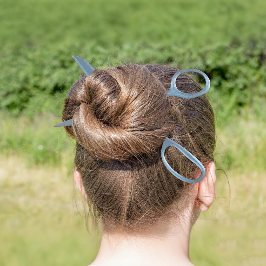 Scissor-shaped Hairpin Hair Accessories Women's Hairpin, Suitable For All Hair Types, Bun Hairpin