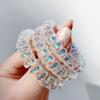 Crease Hair Coils Spiral Hair Ties Elastic Crease Ponytail Phone Cord Preventing Hair Coil for Girls Women