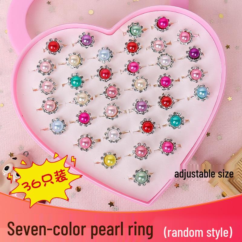 Princess Elsa Frozen Gem Ring for Girls - Cute Diamond Play Accessory