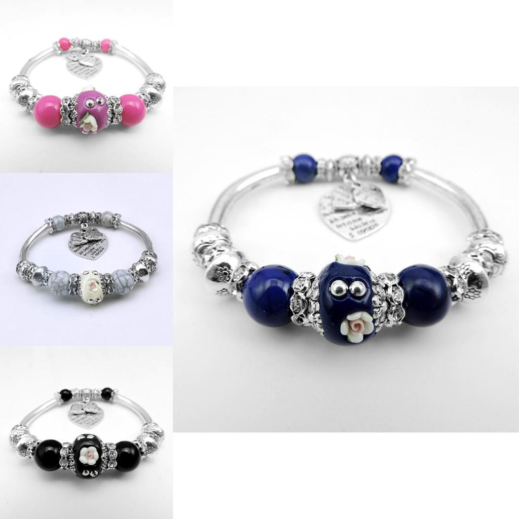 Elegant Silver Plated Color Indonesia Beads Bracelet For Women With Timeless Charm