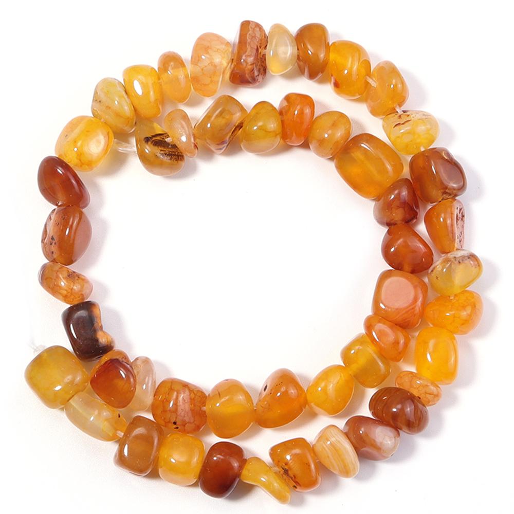 42-46pcs/lot 8-10mm Irregular Agate Beads Natural Stone Beads For Jewelry Making DIY Bracelet Necklace Loose Beads Accessories