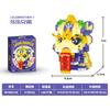 Lele Brothers 1802 Lion Dance Auspicious New Year National Tide Assembling Building Blocks Toy Ornaments Children Boys Gift