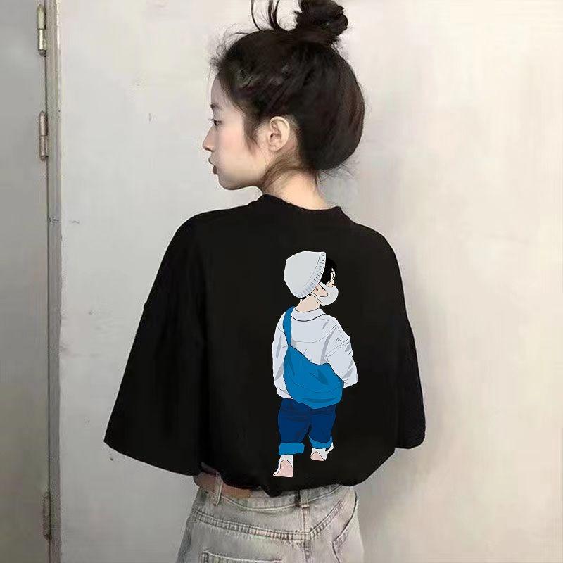 Summer Kids Adult Fashion Print Short Sleeve T-Shirt Casual O-Neck Oversized Women's Tees Top Girl Clothing