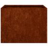 Pot Rusty 40X40X30 Cm Stainless Steel