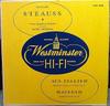 LP Record RICHARD STRAUSS  WIENER SYMPHONIKE  Aus Italien  Macbeth XWN18078 Westminster 1955 US Classical Used