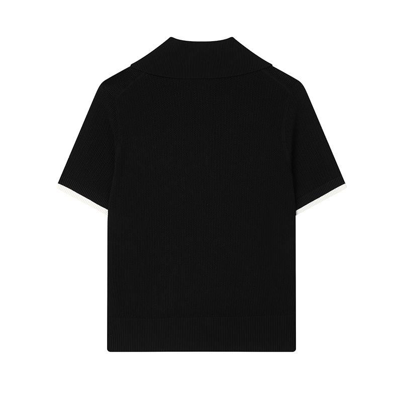 New FILA Knitwear Women's Jet Black F11W528407F-BK