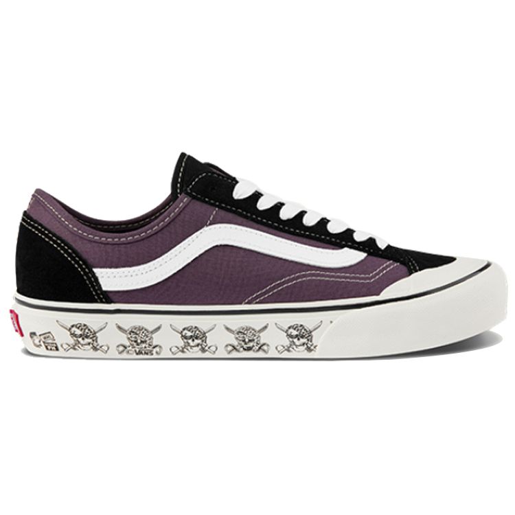 Vans Style 36 Sf Low Top Skate Shoes Unisex Sneakers Black Purple VN0A5HFF2YZ