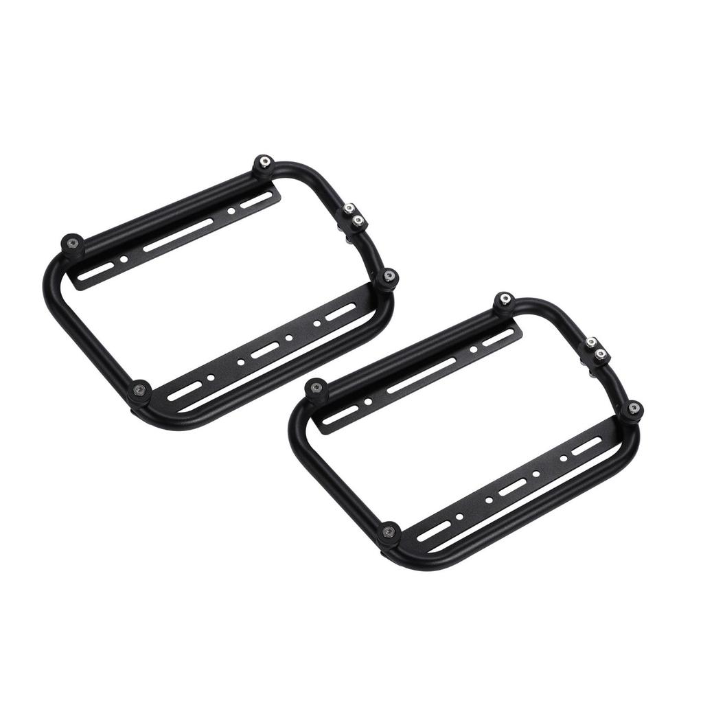 Partools Motorcycle Side Box Mounting Stay Left and Right Set Universal Pannier Case Carrier Support (with Stay)