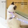 Adjustable Cat Harness And Leash Set Pet Dog Cat Vest For Small Medium Large Dogs Rope Set Pug Outdoor Walking Lead