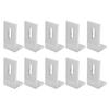 10PCS L Foot Solar Mount Aluminum Alloy Photovoltaic Panel Mounting Bracket for Roof PV System
