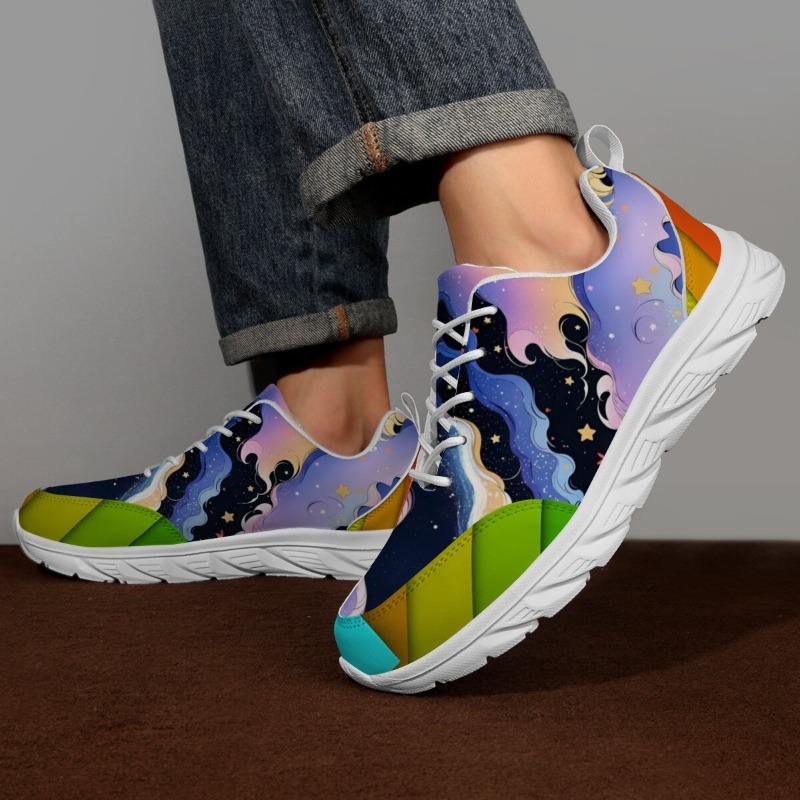 YRZL Men Running Shoes Athletic Sneakers Lightweight Non Slip Comfortable Training Walking Sports Shoes Breathable Casual Shoes
