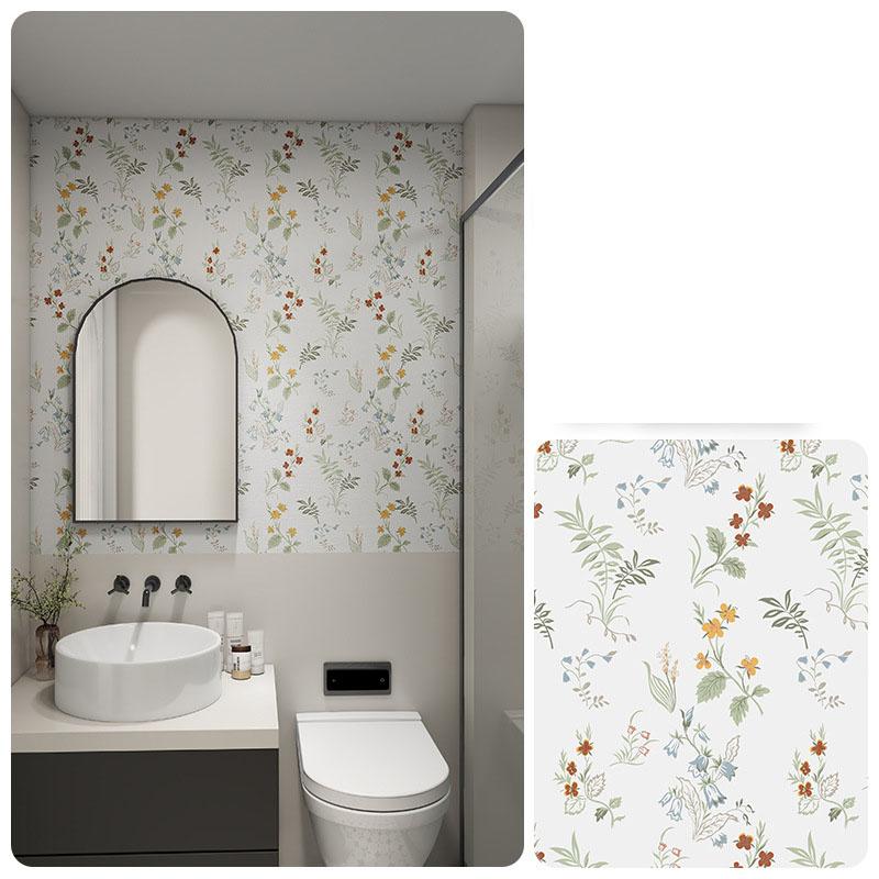 Self-Adhesive Waterproof Wallpaper Anti-Mold Washable Print Non-Slip Wear-Resistant Bedroom Living Room Accent Wall Decor