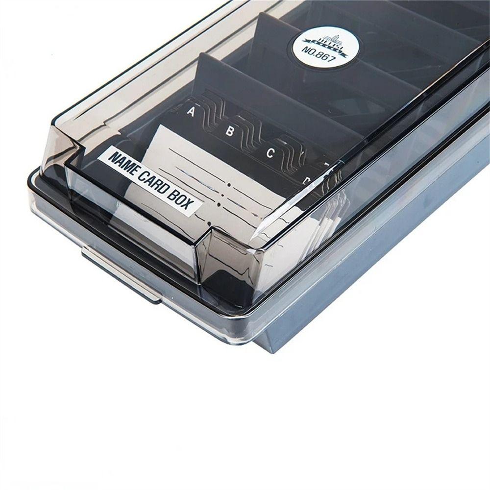 4 Divisórias Organizador de Cartões de Visita Armazenamento de Mesa Porta Cartões de Índice Caixa de Cartões de Visita Homens Mulheres
