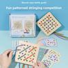Children's Threading Board Kindergarten Educational Materials Early Education Fine Motor Training Sensory Integration Toys