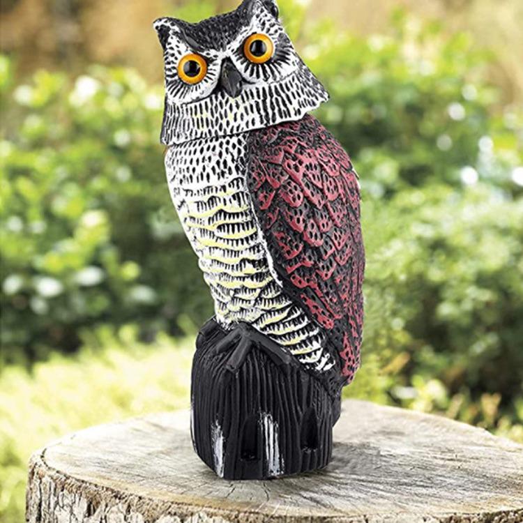 Creative Owl Garden Ornament: Animal Model for Yard Landscaping - Free Shipping