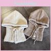 Knit Winter Hat With Earmuff Hood For Women Fall And Winter Warmth