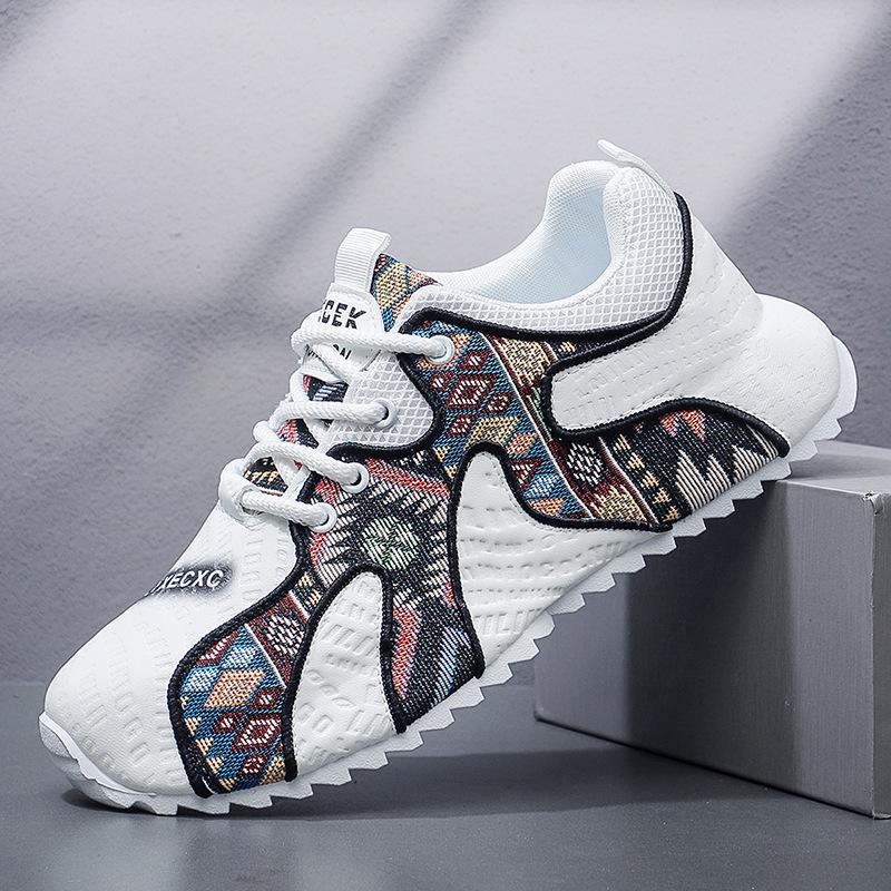 2025 NEU Herren Outdoor Canvas Atmungsaktive Freizeitschuhe Komfort Sport Weiße Schuhe Flache Sohle Lässige Sneaker Zapatillas Hombre