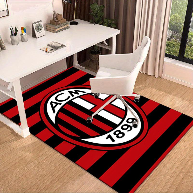 Milan Football club Printed Area Rug for Office, Chair Rug, Decorative Carpet Floor Mat, Large Size Fan gifts Christmas gifts