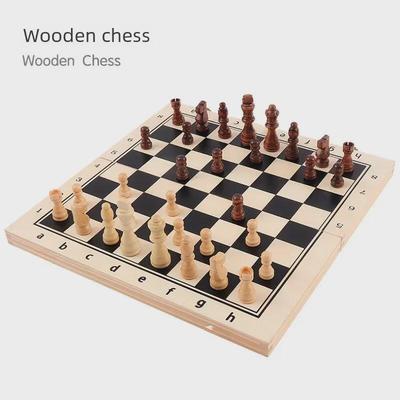 Foldable Wooden Magnetic Chess Set - High Quality International Design