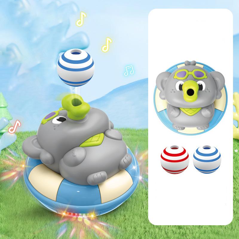 Cartoon Balan Training Floating Ball Animal Electric Ball Blowing Toy Montessori Toy for Kid Sensory Baby Toy