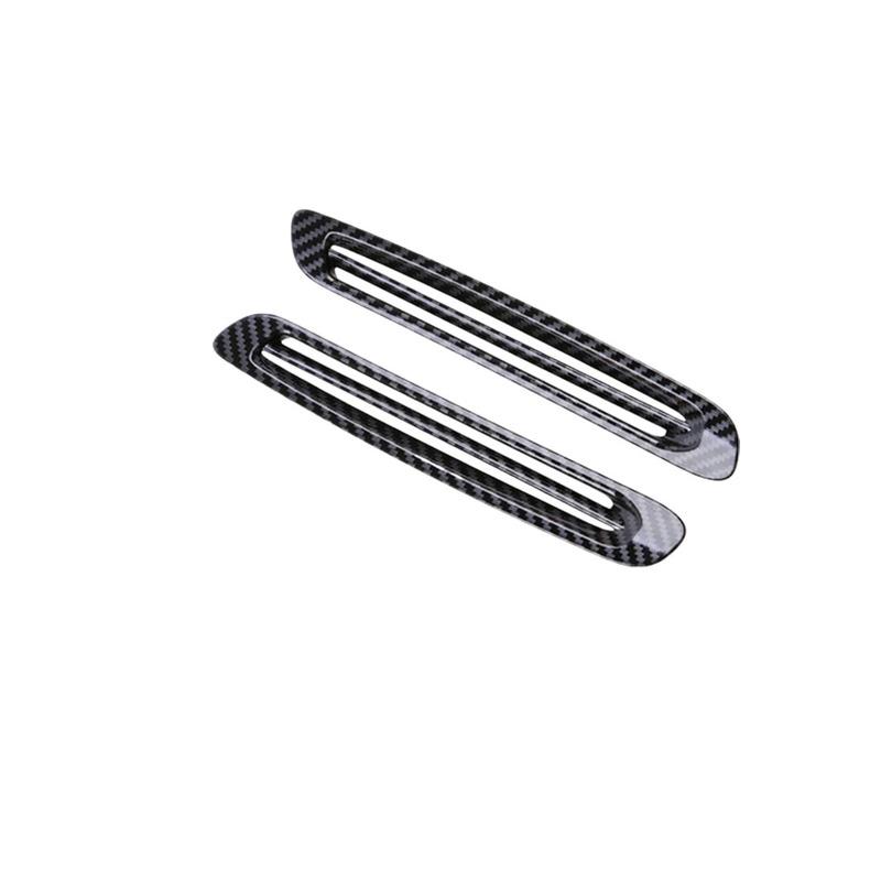 Car Sticker Styling Garnish Cover Frame Lamp Trim Front Air Condition Outlet Vent 2PCs For Mazda CX-30 CX30