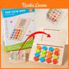 Wooden Ball Shaking Color Movement Puzzle Game For Kids Cognitive Development