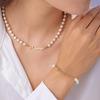 Letter Mama Pendant Necklace for Women Mom Fashion Exquisite Imitation Pearl Clavicle Chain Choker Mother's Day Jewelry Gift