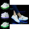 Stylish And Breathable Luminous Led Lighted Fashion Flats Kids Shoes Sneakers Sports
