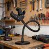 Magnetic Base Microphone Stand With Flexible Gooseneck And Heavy Duty Clamp For Studio Recording And Photography