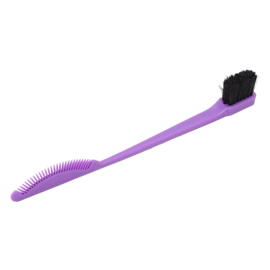 5Pcs Dual Edge Brush Comb Multifunctional Nylon Double Sided Eyebrow Comb for Home Hair Salon