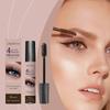 Zephoco Brown Mascara Natural Curled Eyelashes Stereotype Moisturizing Silky Natural Lightweight Color Eye Makeup
