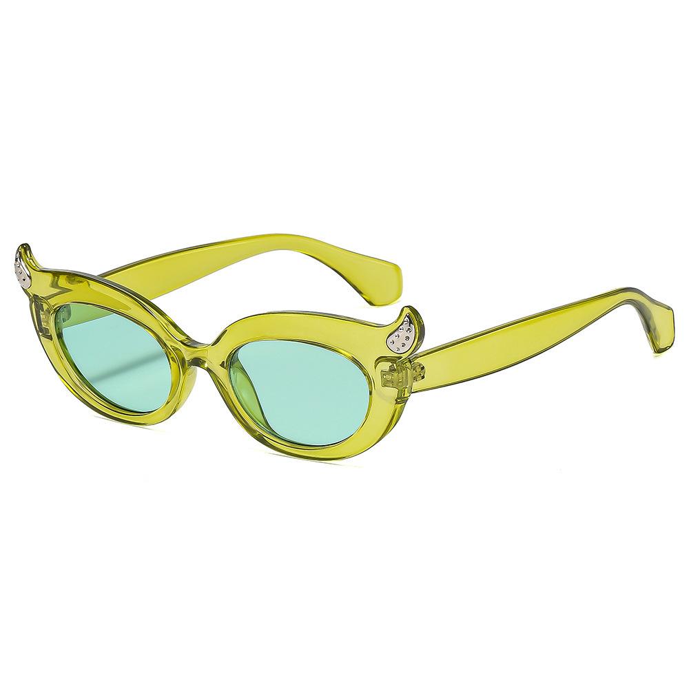 JYL TS Oval Sunglasses UV Protection Women Men 89303 A-3699 богатые лилового