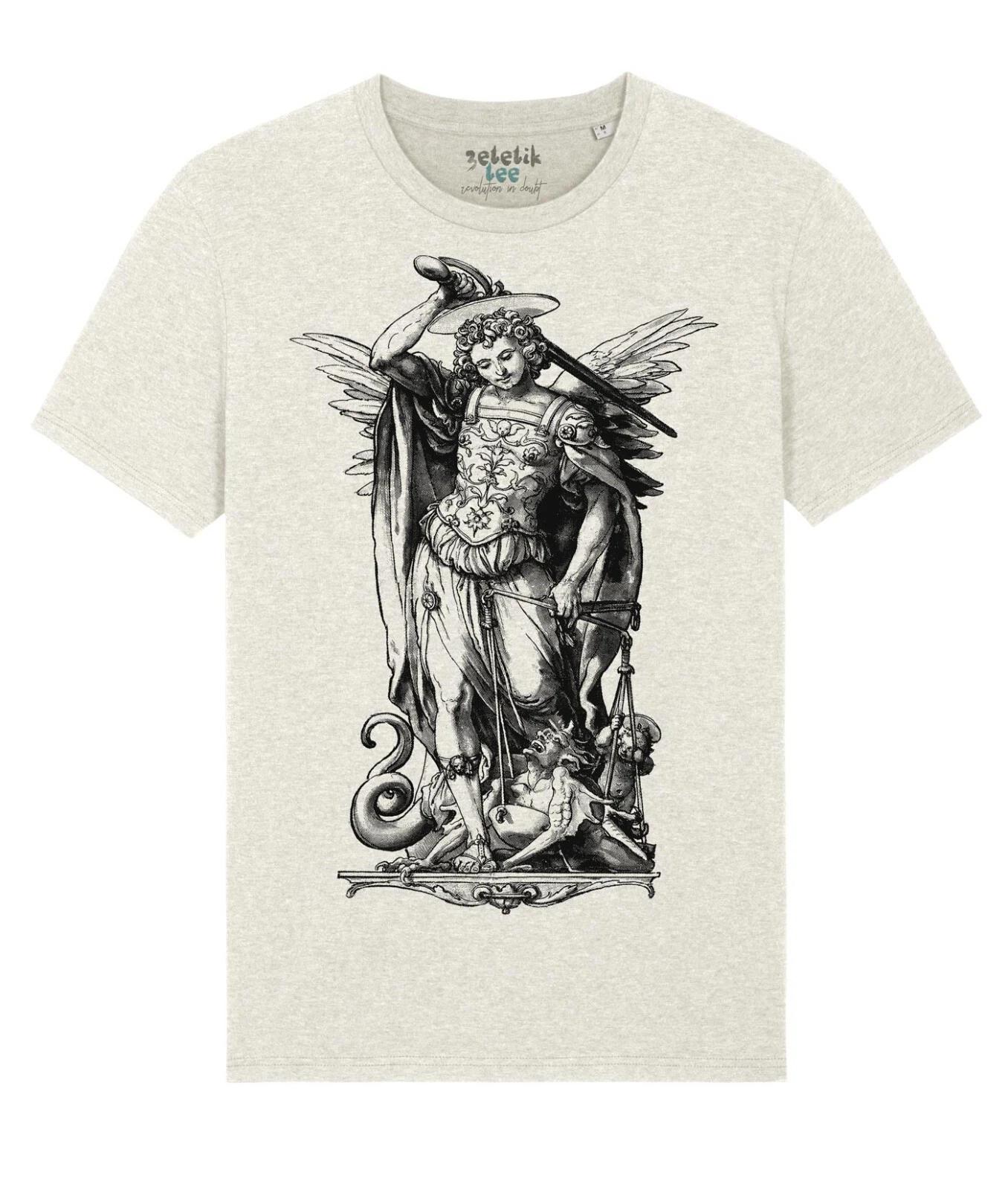 

St. Michael the Archangel Defeat the Dragon Spiritual Battle T-Shirt S